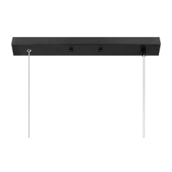 Lampa liniowa LED 30W 4000K czarno drewniana 120cm IP20 do wnętrz