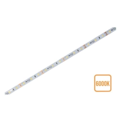 Taśma LED 6W 6000K IP20 5m 2835 biała zimna 8mm do wnętrz