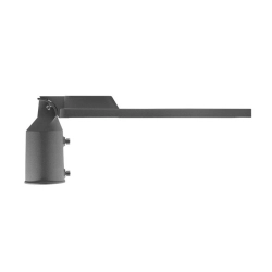 Lampa uliczna LED 100W 5000K IP65 ciemny szary do podjazdu i parkingu