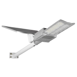 Lampa solarna LED 400W 6000K IP65 szara do podjazdu i parkingu