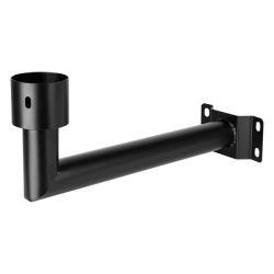 uchwyt do lampy solarnej czarny stalowy 400x160mm max25kg do ogrodu i altany