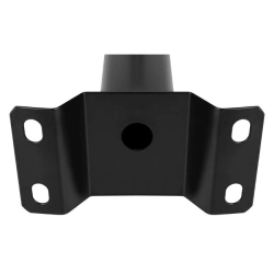 uchwyt do lampy solarnej czarny stalowy 400x160mm max25kg do ogrodu i altany
