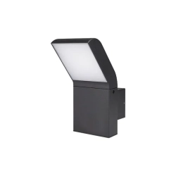 Kinkiet zewnętrzny LED 12W 4000K IP54 RAL7021 do wejścia i na schody