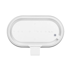Oprawa architektoniczna E27 60W IP44 biała z czujnikiem PIR do wejścia i na schody