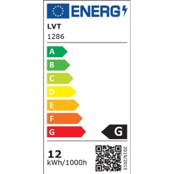 Plafon LED 12W 4000K IP44 z czujnikiem mikrofalowym do wejścia i na schody