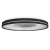 Plafon LED 68W 3000-6500K czarny 48cm z pilotem do wnętrz — zdjęcie 2