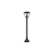 Lampa ogrodowa LED E27 60W IP44 czarna 93cm do ogrodu i altany