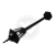 Lampa ogrodowa LED E27 60W IP44 czarna 100cm do ogrodu i altany