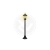 Lampa ogrodowa LED E27 60W IP44 czarna 100cm do ogrodu i altany