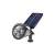 Lampa solarna LED 0.8W 6500K IP44 czarna z czujnikiem zmierzchu do ogrodu i na taras