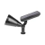Lampa solarna LED 0.8W 6500K IP44 czarna z czujnikiem zmierzchu do ogrodu i na taras