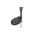 Lampa solarna LED 0.36W 3000K IP44 czarna-srebrna 84cm z czujnikiem zmierzchu do ogrodu i altany