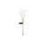 Lampa solarna LED 0.36W 3000K IP44 zielono-biała 77cm z czujnikiem do ogrodu i altany
