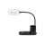 Lampa biurkowa LED 3W 3000-6000K czarna z ładowarką QI