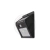 Lampa LED 3W 5500-6000K IP65 czujnik ruchu i zmierzchu czarna do ogrodu i na podjazd