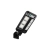 Lampa LED solarna 3.2W 6500K IP44 czujnik PIR czarna do ogrodu i podjazdu