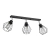Kinkiet LED E27 3x35W czarny ruchomy IP20 do wnętrz