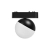 Lampa LED 10W 4000K 48V czarna mat IP20 do systemu tracklight