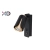 kinkiet led gu10 35w czarny mat zloty z usb do czytania