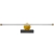 Kinkiet LED 12W 4000K IP44 czarny 60cm do wnętrz