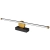 Kinkiet LED 12W 4000K IP44 czarny 60cm do wnętrz