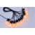 Girlanda LED solarna 6,5m 10x LED G50 1W 2700K IP44 czarna do ogrodu i altany