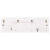 Lampa podszafkowa LED 2x0.5W 4000K IP20 biała z czujnikiem ruchu 162x50x22mm