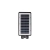 Lampa solarna LED 200W 6000K IP65 czarna do podjazdu i ogrodu