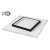 Żyrandol LED 32W 4000K 40x40cm czarny nowoczesny