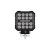 Lampa LED robocza 50W 6000K IP67 czarna do garażu i warsztatu
