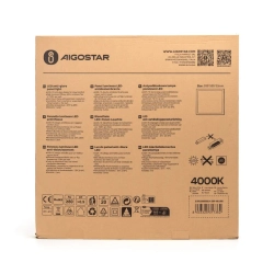 Wysokowydajny duży panel LED 28W 60x60cm Neutralny