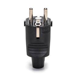 Wtyczka prądowa z uziemieniem 16A czarna 3860 W