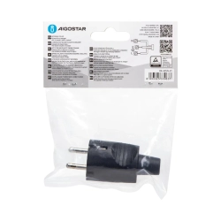 Wtyczka prądowa z uziemieniem 16A czarna 3860 W