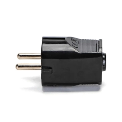 Wtyczka prądowa typu niemieckiego 16A czarna