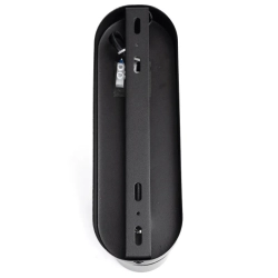 Podwójny czarny reflektor sufitowy z regulacją kąta GU-10 metalowy