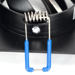 Oprawa sufitowa regulowana wpuszczana z oprawką GU10 w kolorze czarnym