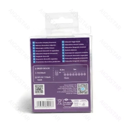 Lampki choinkowe na 3 baterie AA - wiszący płatek śniegu Ciepłe 20LED 3M