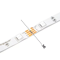 Taśma led RGBIC-4.9W 2mb 60LED czarne PCB 5V/USB sterowana z pilota