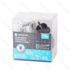 Niskonapięciowe lampki sople przepływ 100LED 5M Zimna-25sopli - zdjęcie 2