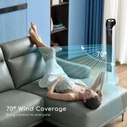 Wentylator 50W kolumnowy Zico 36-calowy obrót o 90° zdalne sterowany