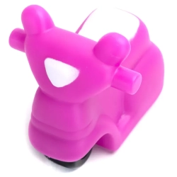 Motocykl dla psa gryzak z piszczkiem zabawka do rzucania z winylu