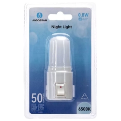 Lampka nocna LED z wyłącznikiem 0.8W 6500K 50lm wykrywanie światła - zdjęcie 4