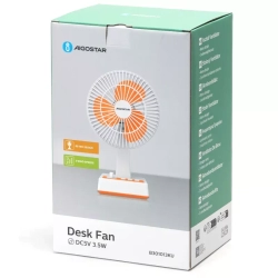 Mały wentylator biurkowy USB 3 prędkości, wydajny i cichy do użytku