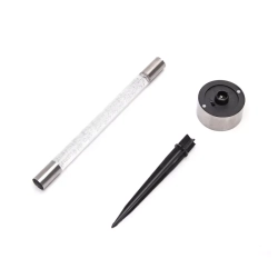 Lampa ogrodowa solarna LED ze stali nierdzewnej z bańkami-Ciepła