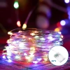 Miedziane druciki na 3 baterie AA, RGBY 10m 100LED