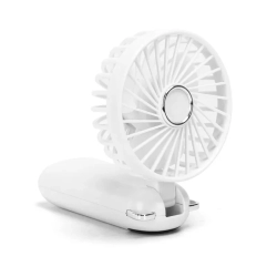 Miniwentylator ręczny ładowany z USB z odłączaną podstawą.