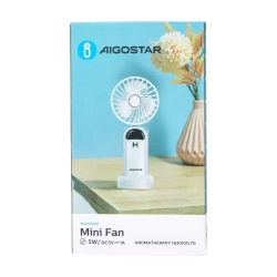 Miniwentylator ręczny ładowany z USB z odłączaną podstawą.