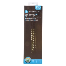 Solarne lampki z deszczem meteorytów 30 cm Zimne 5m