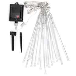 Solarna lampki z deszczem meteorytów 30 cm RGBY 10m