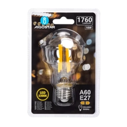 Żarówka LED 16W/230V Filament A60 E27 barwa bursztynowa 1760lm